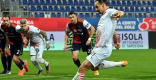 Милан взе своето срещу Каляри